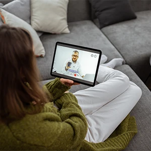 Womain registering online